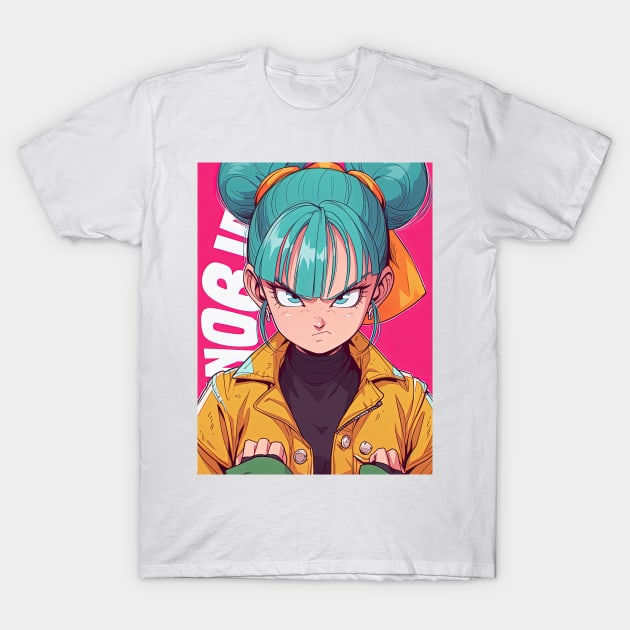 BULMA WANT'S TO BEAT EM UP | Dragonball Anime Manga | PROUD OTAKU T-Shirt by PROUD OTAKU